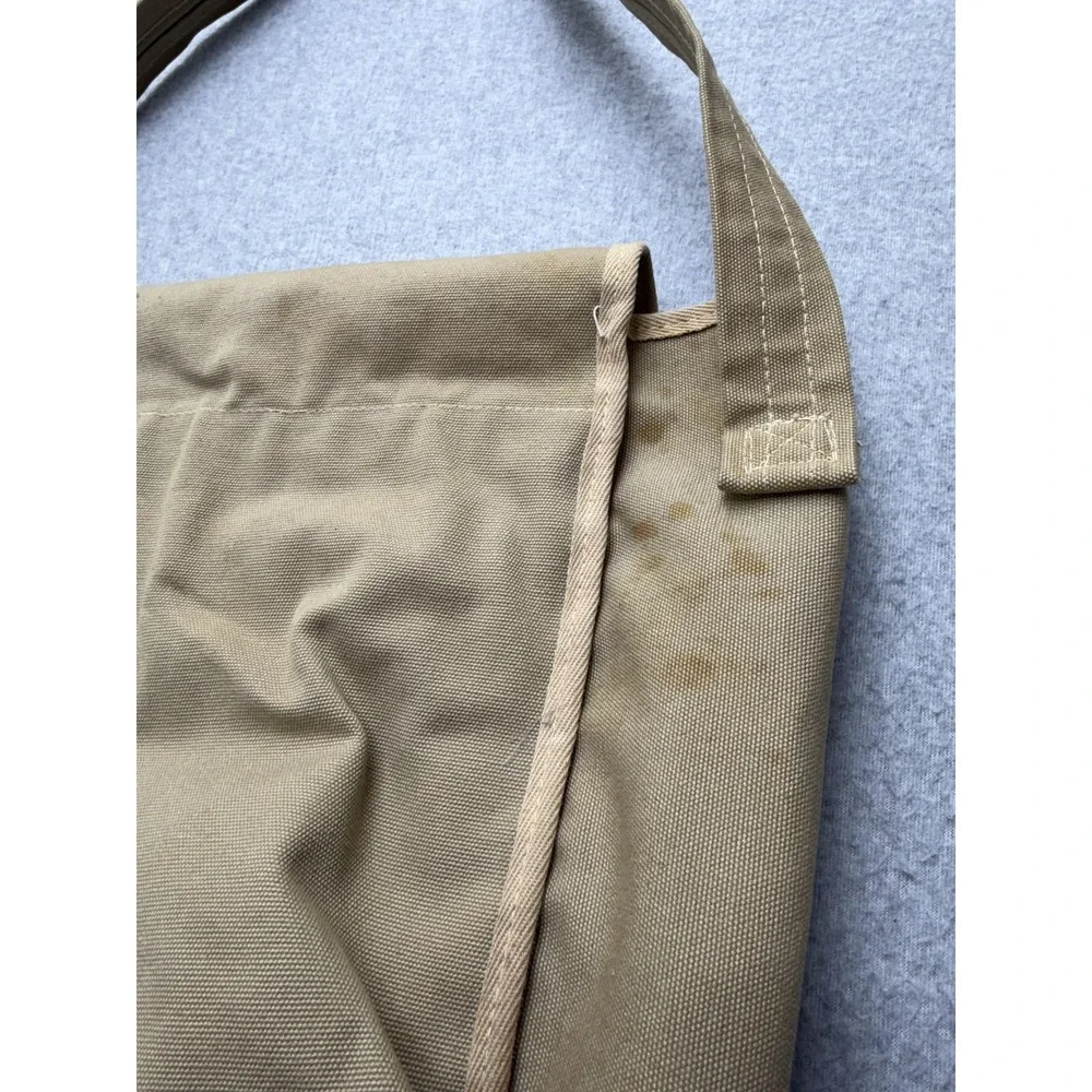 Vintage NBC Sports Wimbledon Bag Messenger‎ One Size Beige Canvas Tennis 1978